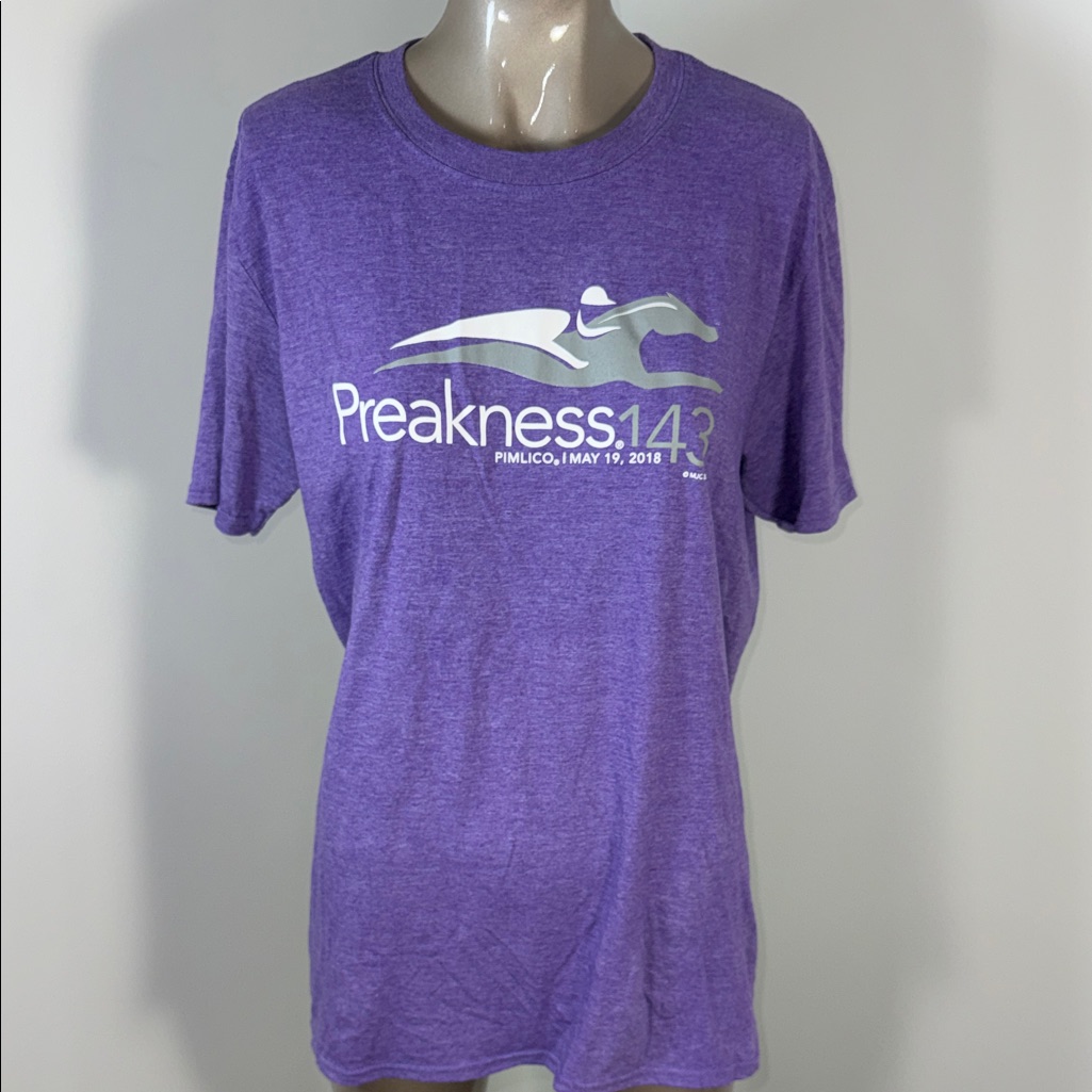 Horse Race Purple Preakness 143 TShirt Horse Race Purple Preakness 143 TShirt